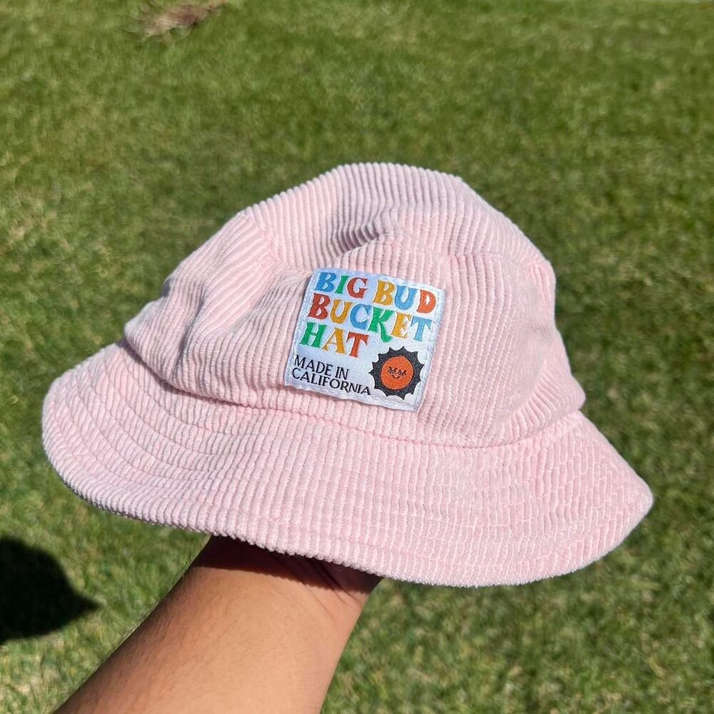 Big Bud Bucket Hat Corduroy Pink hat women’s OSFM